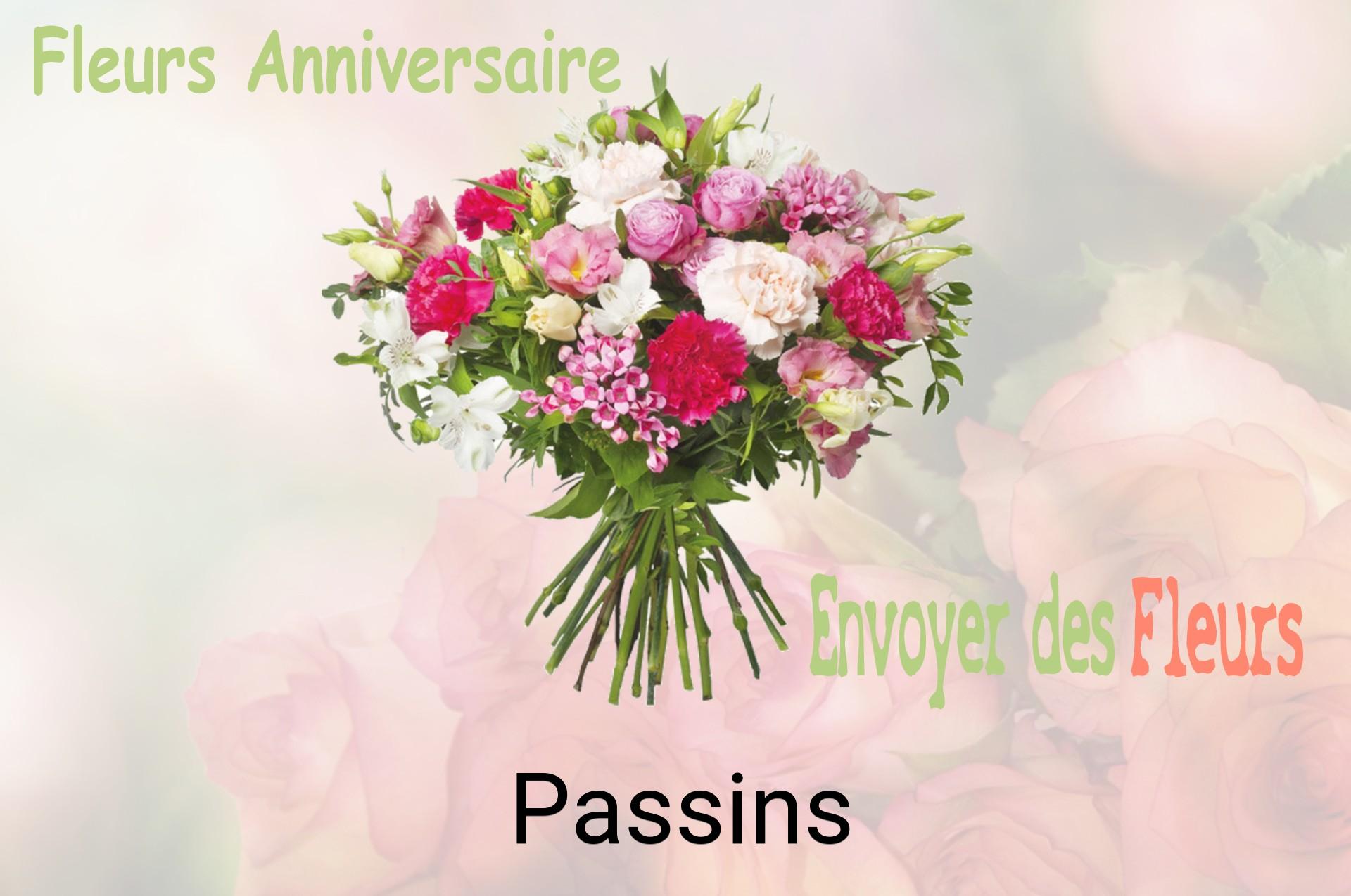 Bouquet de fleurs d’anniversaire livré à Passins